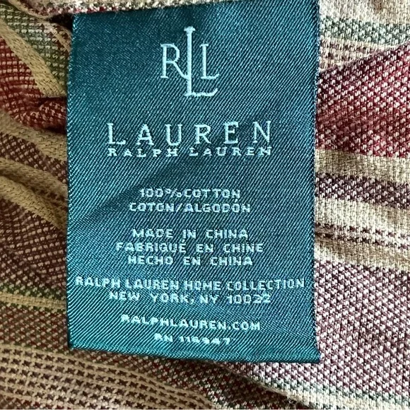 RALPH LAUREN Northern Cape Tapestry Rug Style Cotton Bed Duvet bedding set - Picture 14 of 15